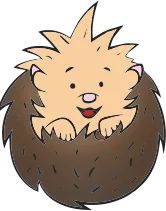 Hugo the Hedgehog, the Hedgehog Kids mascot