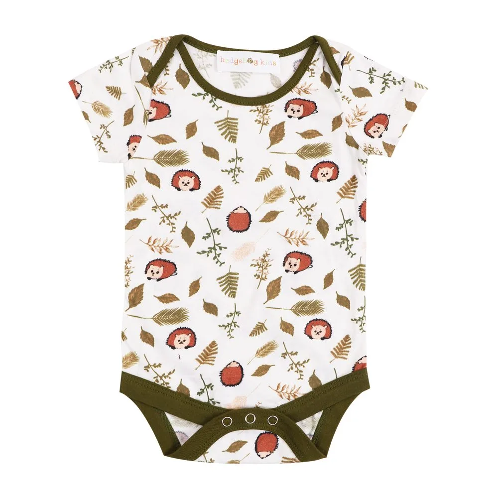 Alissa baby onesie in Spring Meadow print